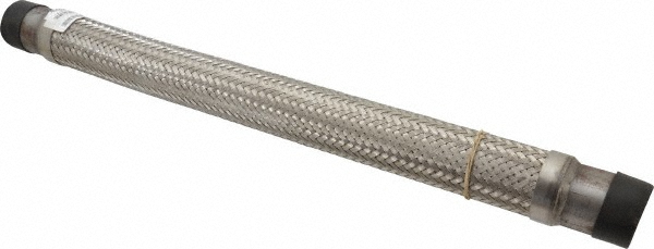 Made in USA 24" OAL, 1-1/2" ID, 410 Max psi, Flexible Metal Hose Assembly - 48423065