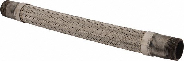 Made in USA 30" OAL, 1-1/2" ID, 410 Max psi, Flexible Metal Hose Assembly - 48426662