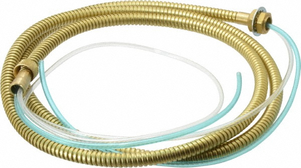 Made in USA 12" OAL, 3/4" ID, 725 Max psi, Flexible Metal Hose Assembly - 03318276
