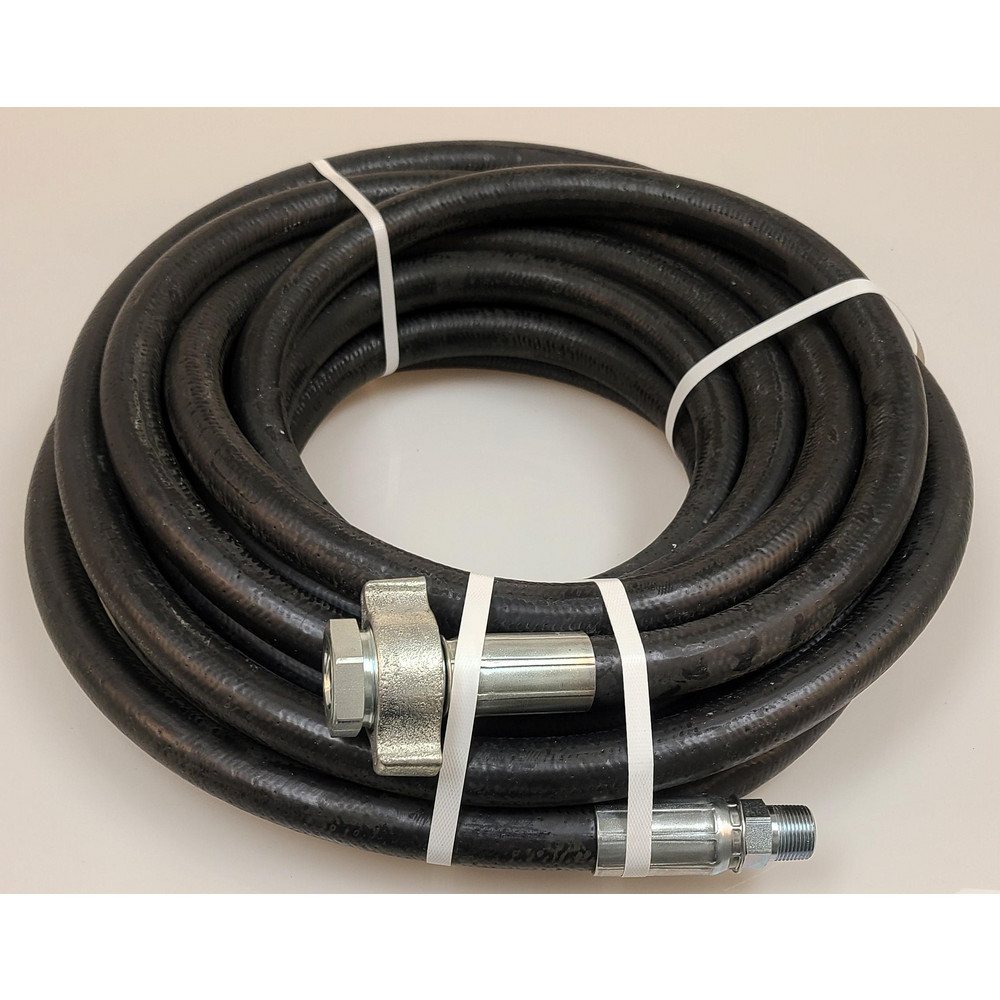 Alliance Hose & Rubber 2" ID x 30' LENGTH STEAM HOSE 250 PSI COUPLED F + F - STM200-30FF-CR