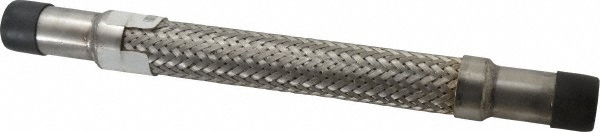Made in USA 24" OAL, 3/4" ID, 600 Max psi, Flexible Metal Hose Assembly - 48423495