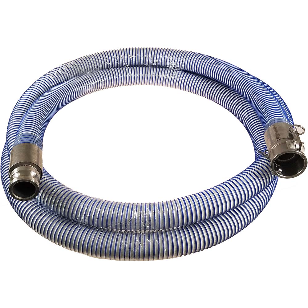 Kuriyama of America Food & Beverage Hose: 1-1/2" ID, 1.95" OD, 20' Long - TAQ150-20CE