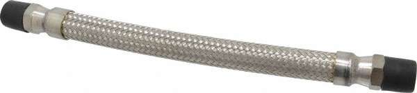 Made in USA 12" OAL, 3/4" ID, 600 Max psi, Flexible Metal Hose Assembly - 48417034
