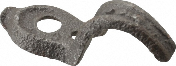 Anvil Pipe or Conduit Strap: 3/8" Pipe, 3/8" Tube, Malleable Iron, Plated Finish, 1 Mount Hole, Bolt Down & Screw-On - 0500015003