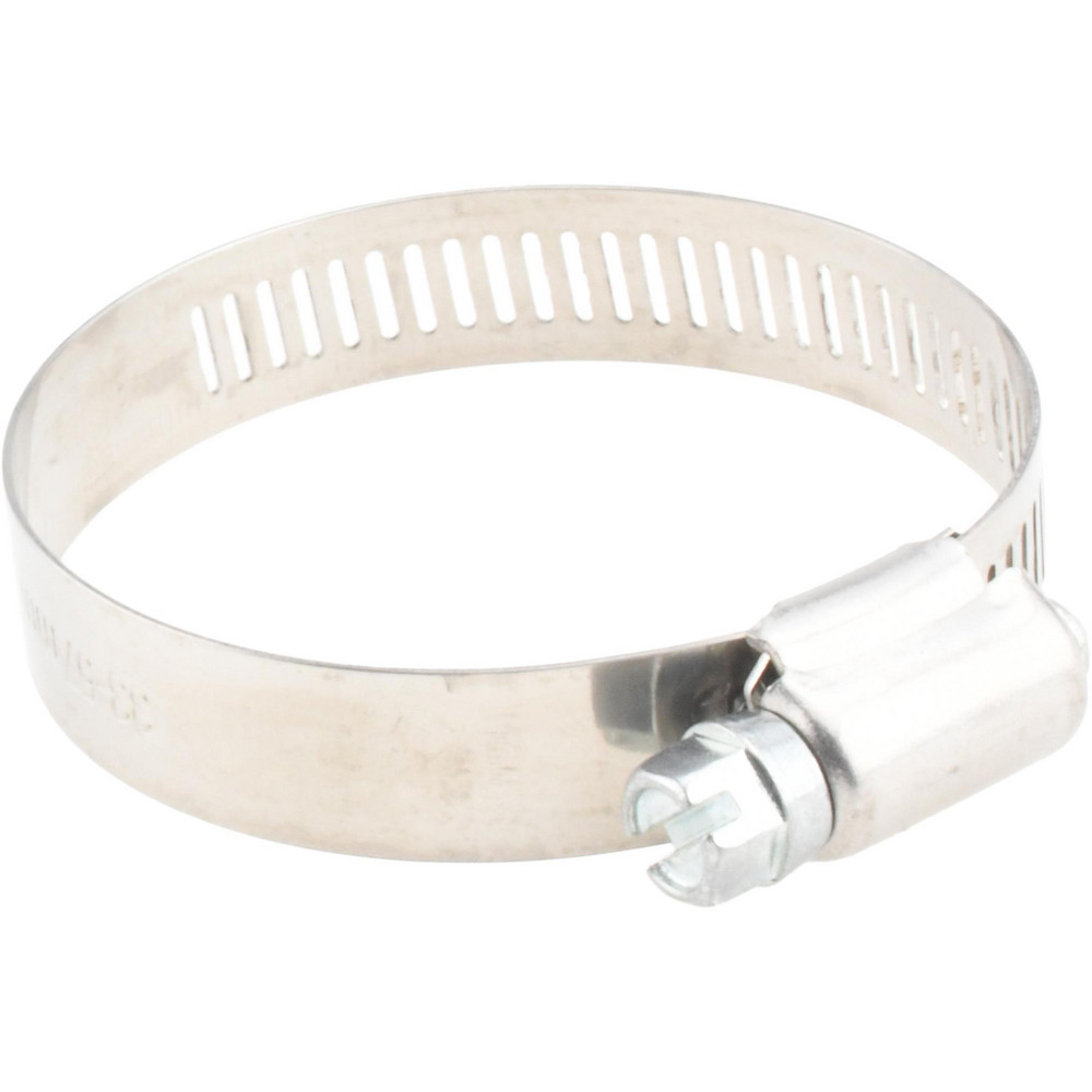 IDEAL TRIDON Worm Gear Clamp: SAE 28, 1-1/4 to 2-1/4" Dia, Stainless Steel Band - 5Y02851