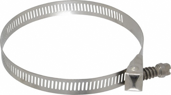 IDEAL TRIDON Worm Gear Clamp: SAE 56, 3-1/16 to 4" Dia, Stainless Steel Band - M613056706