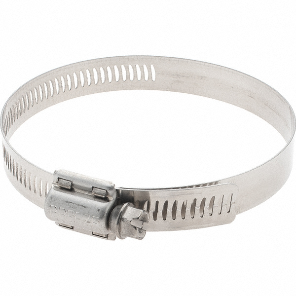 IDEAL TRIDON Worm Gear Clamp: SAE 56, 3-1/16 to 4" Dia, Stainless Steel Band - M613056706