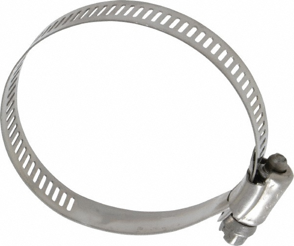 Dixon Valve & Coupling Worm Gear Clamp: 32/64X58/64" OD SS WORM GEAR CLAMP - HSS8