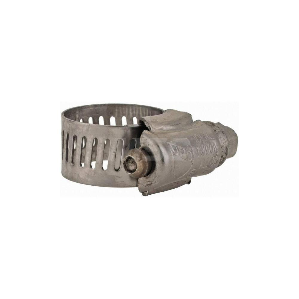 IDEAL TRIDON Worm Gear Clamp: SAE 6, 3/8 to 7/8" Dia, Stainless Steel Band - 620006706