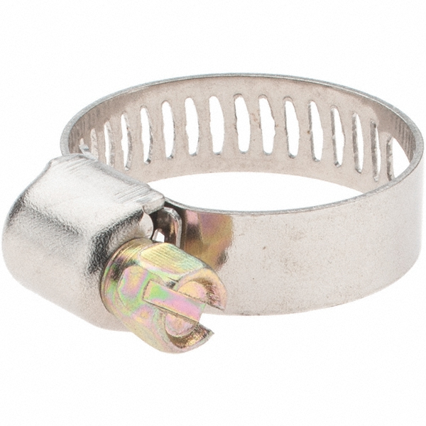 Dixon Valve & Coupling Worm Gear Clamp: 1/2 to 29/32" Dia, Stainless Steel Band - MAH8