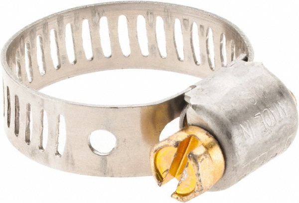 Dixon Valve & Coupling Worm Gear Clamp: 1/2 to 29/32" Dia, Stainless Steel Band - MAH8