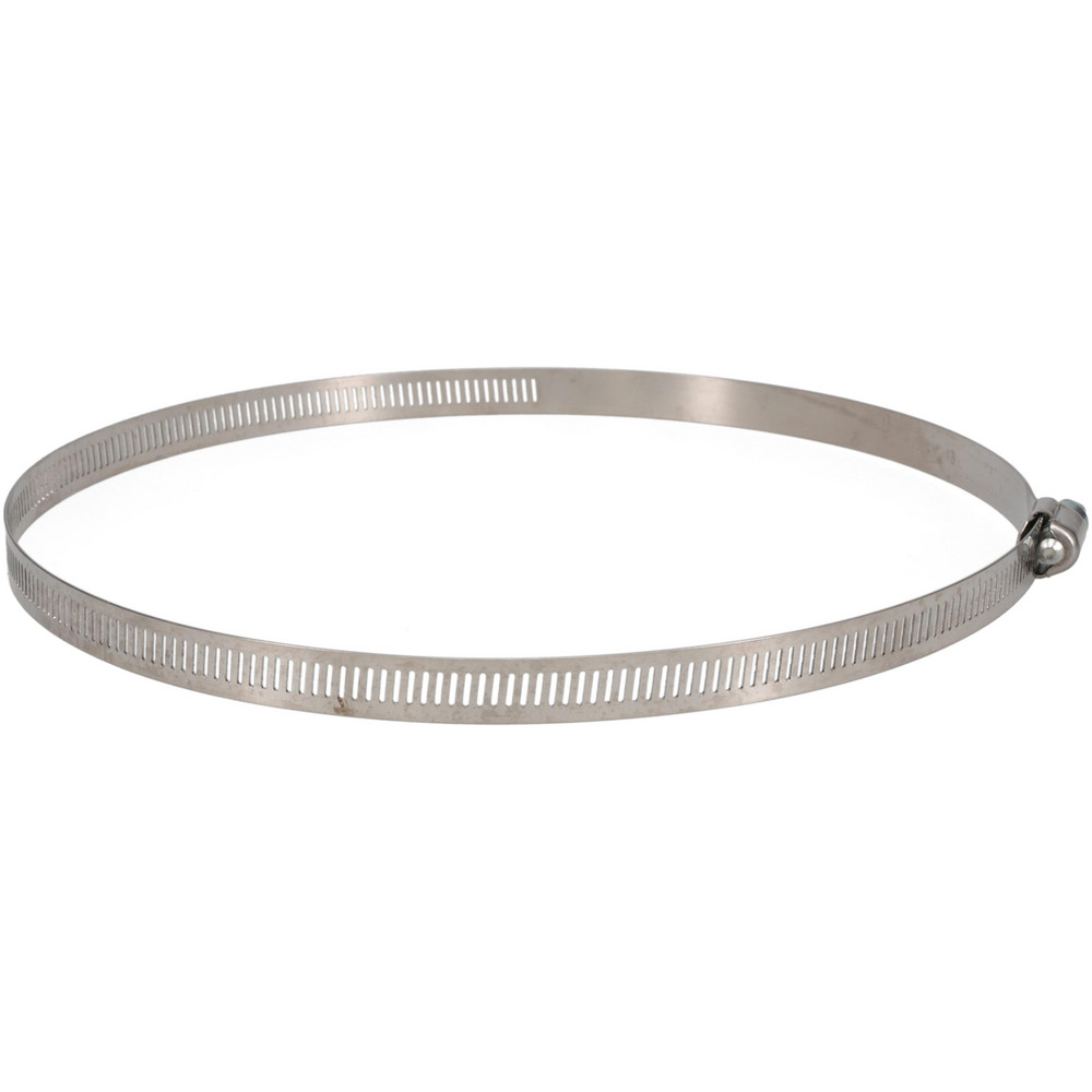 EVER-TITE® Coupling Products Worm Gear Clamp: SAE 128, 2-1/2 to 8-1/2" Dia, Stainless Steel Band - 3WGB128