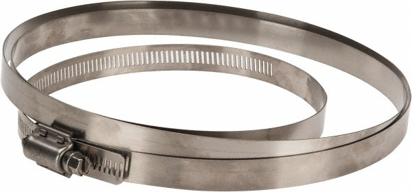 IDEAL TRIDON Worm Gear Clamp: SAE 258, 13-3/4 to 16-5/8" Dia, Stainless Steel Band - 4825852