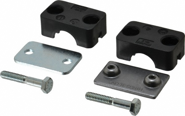 HYDAC Polypropylene Standard Duty Stainless Vibration Control Clamp for 1-1/2" Tube - 2209500