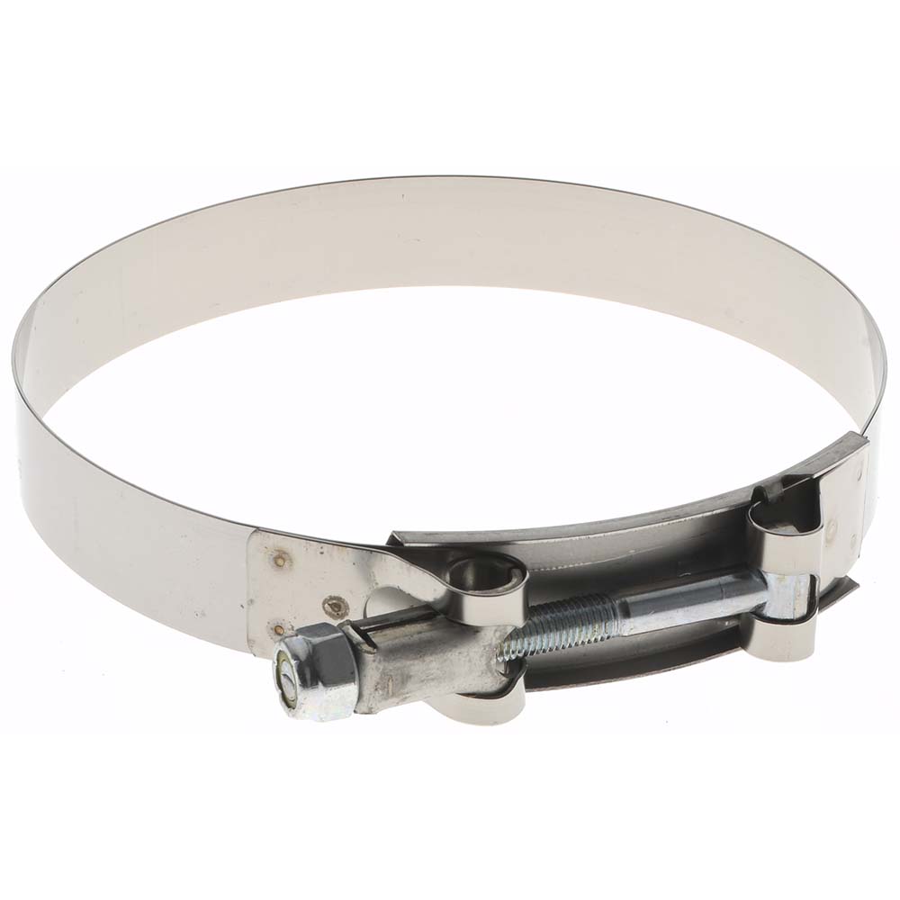 Value Collection T-Bolt Hose Clamp: 4.5 to 4.81" Hose, 3/4" Wide, Stainless Steel - BDKP79489