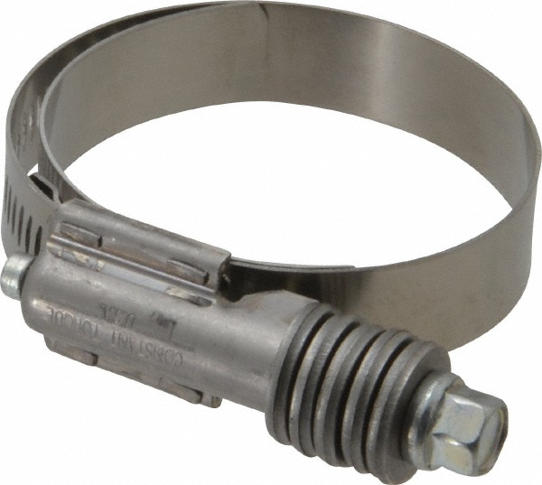 IDEAL TRIDON Worm Gear Clamp: 1 to 1-3/4" Dia, Stainless Steel Band - 4117551