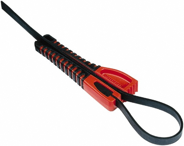 Thomas & Betts Pipe or Conduit Strap: 4" Pipe, Steel, Zinc Finish, 2 Mount Holes, Screw-On - HS910