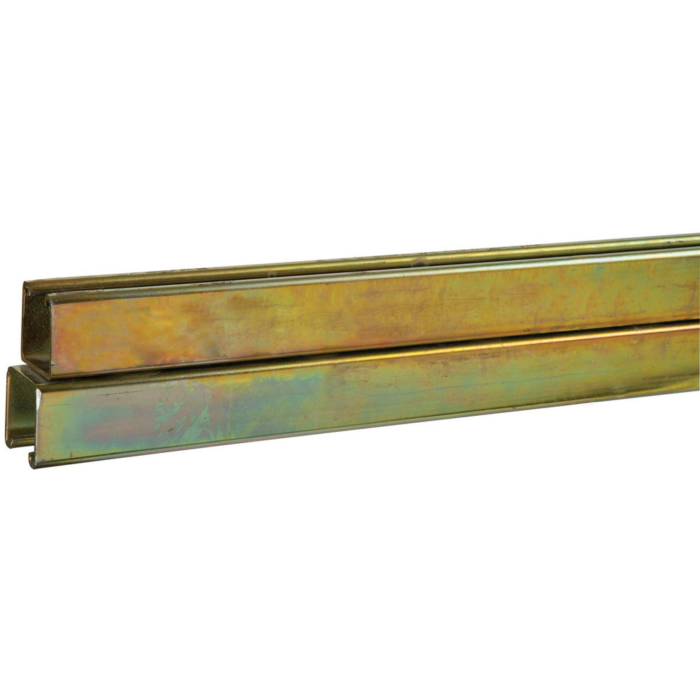 Cooper B-Line 10' Long x 1-5/8" Wide x 1-5/8" High, 12 Gauge, Carbon Steel, Half Slot Framing Channel & Strut - 78101103987
