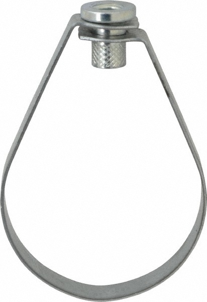 Empire Emlok Swivel Ring Hanger: 1" Pipe, 3/8" Rod, Carbon Steel, Copper-Plated - 310CTI0100