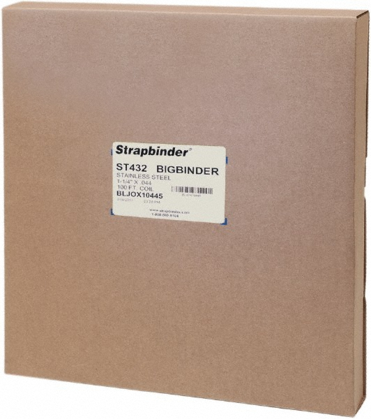 ZSI Tube Strap with Cushion: 1-5/8" Tube, Stainless Steel, 2 Mount Holes - 026MS030