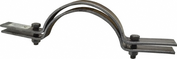 Empire Riser Clamp: 12" Pipe, 12-3/4" Tube, Carbon Steel, Black - 50B1200