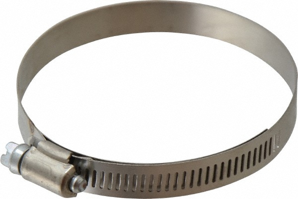 IDEAL TRIDON Worm Gear Clamp: SAE 52, 2-13/16 to 3-3/4" Dia, Stainless Steel Band - M615052706