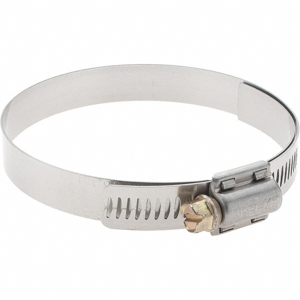IDEAL TRIDON Worm Gear Clamp: SAE 52, 2-13/16 to 3-3/4" Dia, Stainless Steel Band - M615052706