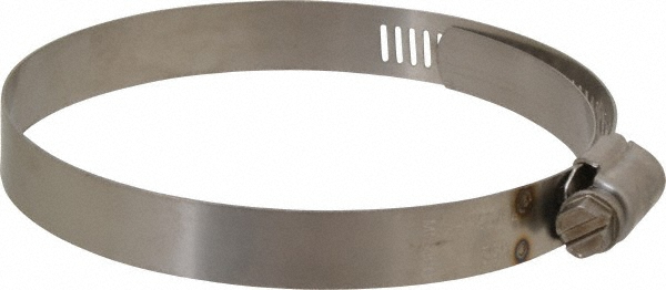 IDEAL TRIDON Worm Gear Clamp: SAE 52, 2-13/16 to 3-3/4" Dia, Stainless Steel Band - M615052706