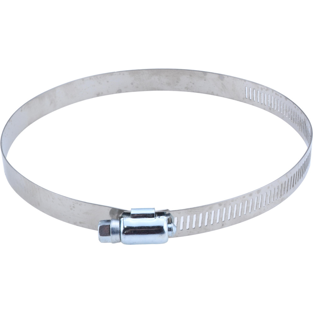 Value Collection Worm Gear Clamp: SAE 80, 3-1/2 to 5-1/2" Dia, Stainless Steel & Carbon Steel Band - MS01B89140B