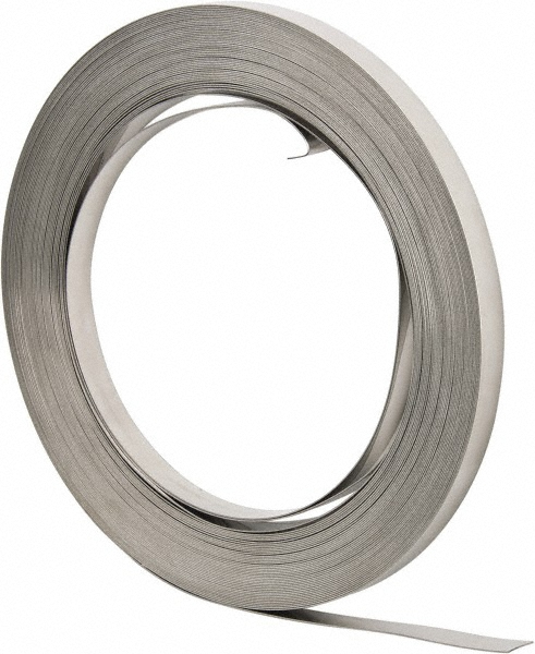 IDEAL TRIDON Band Clamp: Banding Strap Roll, 5/8" Wide, 0.015" Thick, 304  Stainless Steel - ST129905