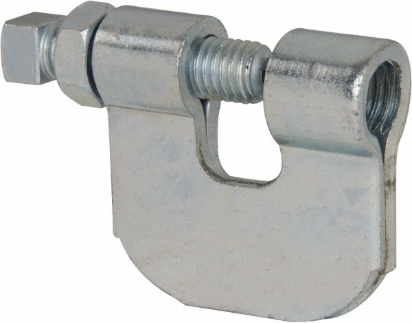 Empire C-Clamp with Locknut: 3/4" Flange Thickness, 5/8" Rod - 21LG0058