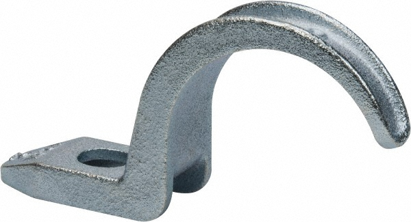 Empire Pipe, Conduit or Tube Strap: 3/4" Pipe, 7/8" Tube, Carbon Steel, Copper Finish, 2 Mount Holes - 231CT0075PK10