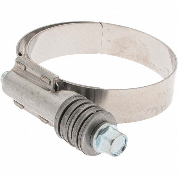 IDEAL TRIDON Worm Gear Clamp: SAE 262, 1-7/8 to 2-3/8" Dia, Stainless Steel Band - 382150262051