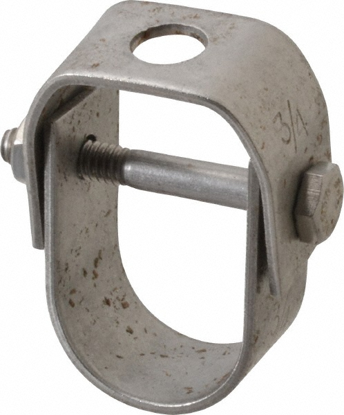 Empire Adjustable Clevis Hanger: 3/4" Pipe, 3/8" Rod, 304 Stainless Steel - 11SS0075