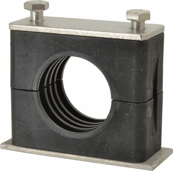 HYDAC Polypropylene Standard Duty Stainless Vibration Control Clamp for 1/2" Tube - 2209302