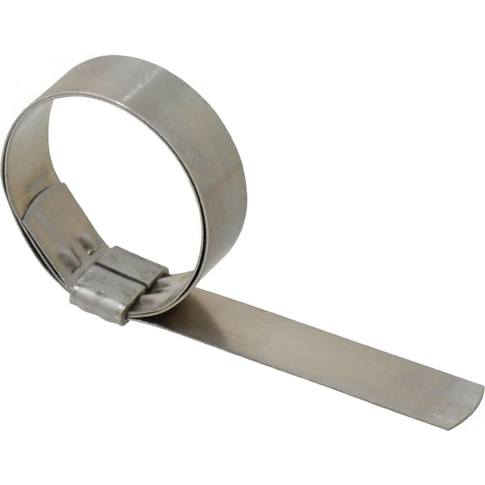 Band-It Band Clamp: Preformed J-Style Clamp, 3/4" Wide, 0.03" Thick, 201  Stainless Steel - JS2279