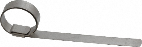 Band-It Band Clamp: Preformed J-Style Clamp, 3/4" Wide, 0.03" Thick, 201  Stainless Steel - JS2279