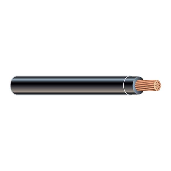 Southwire XHHW-2, Building Wire, Copper, 400 MCM, 1C, Black, Stranded, 100 ft - 11307605-100