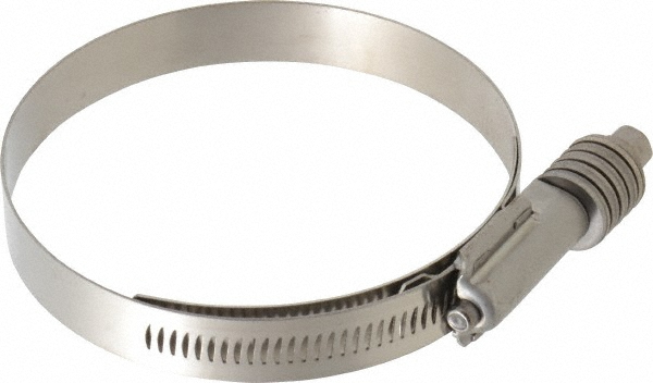 IDEAL TRIDON Worm Gear Clamp: SAE 562, 4-3/4 to 5-5/8" Dia, Stainless Steel Band - 4555051