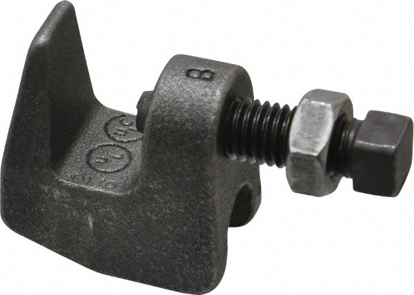 Empire C-Clamp with Locknut: 3/4" Flange Thickness, 1/2" Rod - 23LB0050