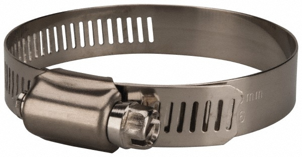 IDEAL TRIDON Worm Gear Clamp: SAE 36, 1-13/16 to 2-3/4" Dia, Stainless Steel Band - 620036706