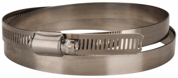 Parker Worm Gear Clamp: 1/4" Dia, Stainless Steel Band - 97HC-3