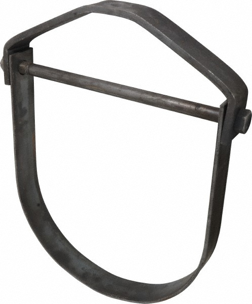 Empire Adjustable Clevis Hanger: 12" Pipe, 7/8" Rod, Carbon Steel, Plain Finish - 11B1200