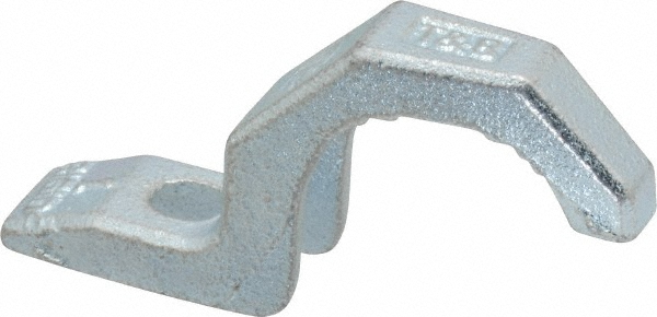 Thomas & Betts Pipe or Conduit Strap: 1-1/4" Pipe, Steel, Zinc Finish, 1 Mount Hole, Screw-On - HS104