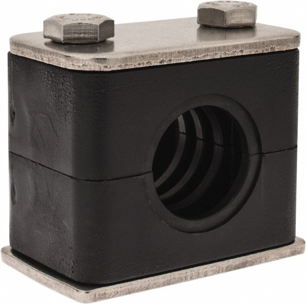 HYDAC Polypropylene Standard Duty Stainless Vibration Control Clamp for 3/8" Tube - 2209254