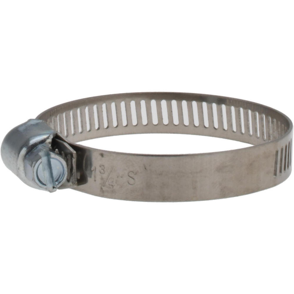 Value Collection Worm Gear Clamp: SAE 12, 1/2 to 1-1/4" Dia, Stainless Steel Band - XM01D1432