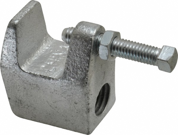 Empire C-Clamp with Locknut: 3/4" Flange Thickness, 5/8" Rod - 23LG0058