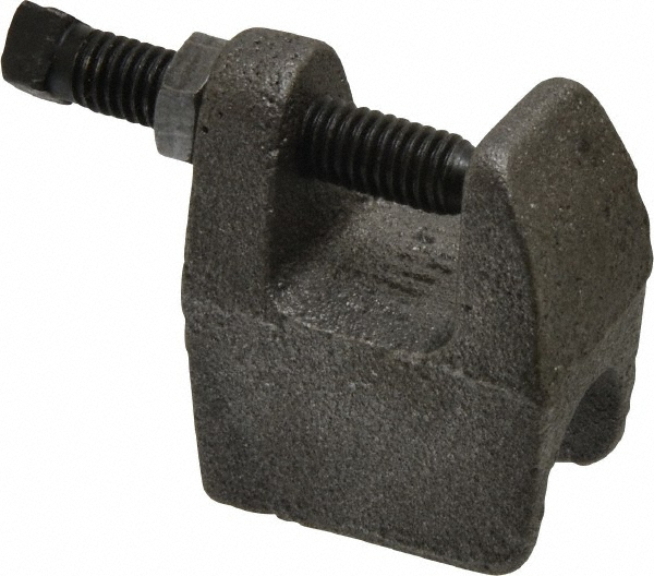 Empire C-Clamp with Locknut: 3/4" Flange Thickness, 5/8" Rod - 23LG0058