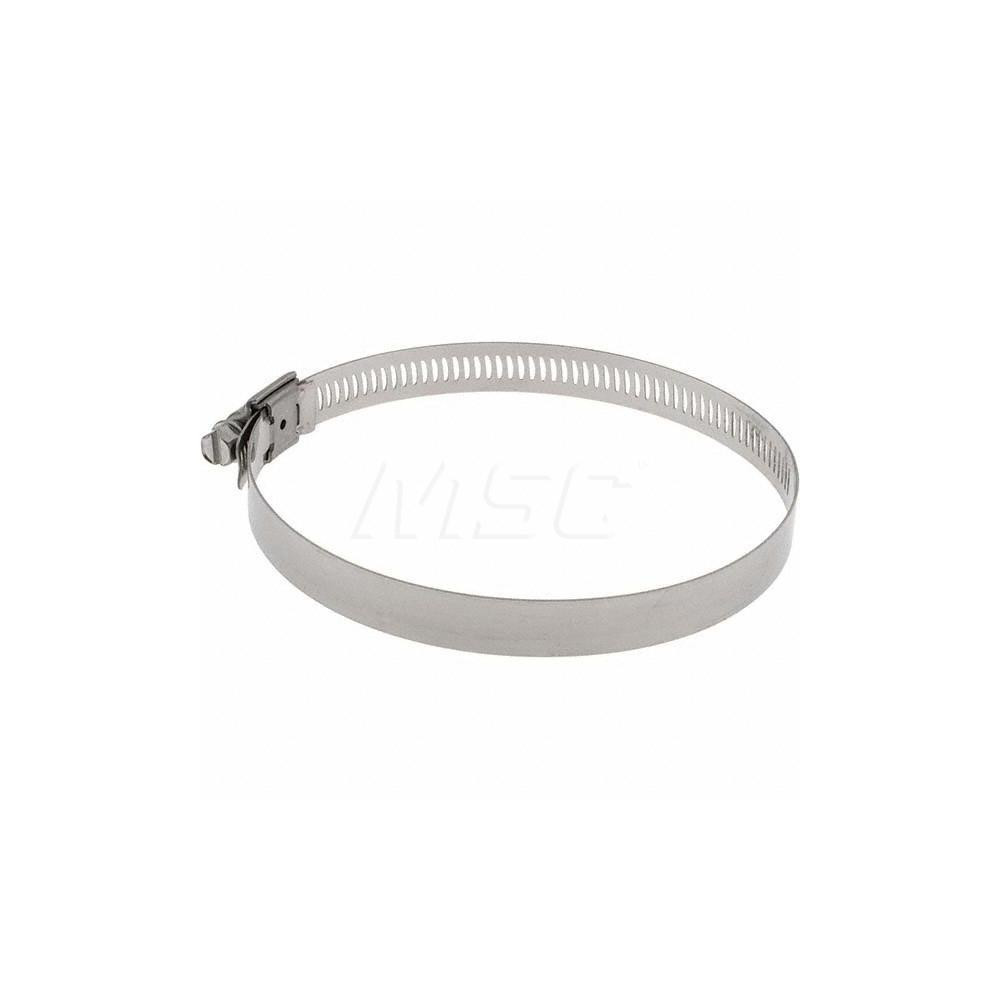 Made in USA Worm Gear Clamp: SAE 64, Stainless Steel Band - 03613116091