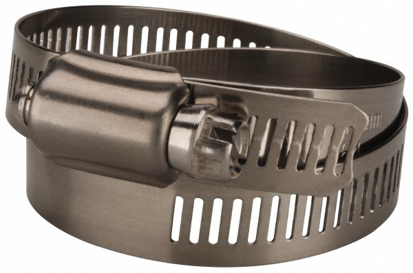 Made in USA Worm Gear Clamp: SAE 64, Stainless Steel Band - 03613116091